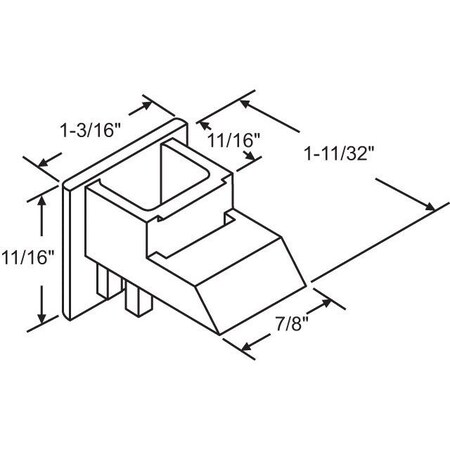 Strybuc Balance Top Sash Guide 900-13531A